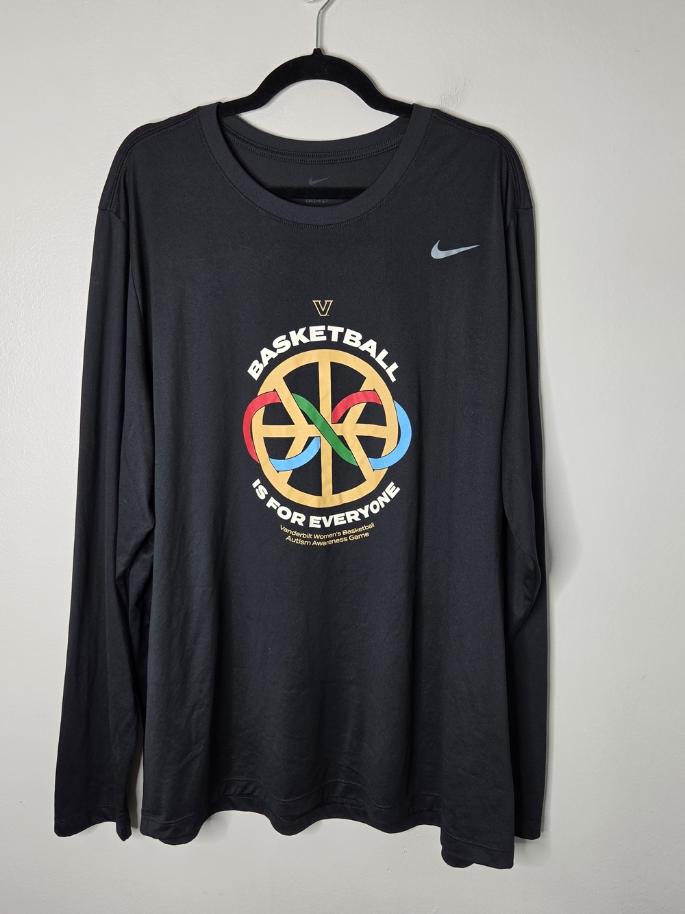 Nike Vanderbilt Commodores Basketball Dri-Fit Tshirt